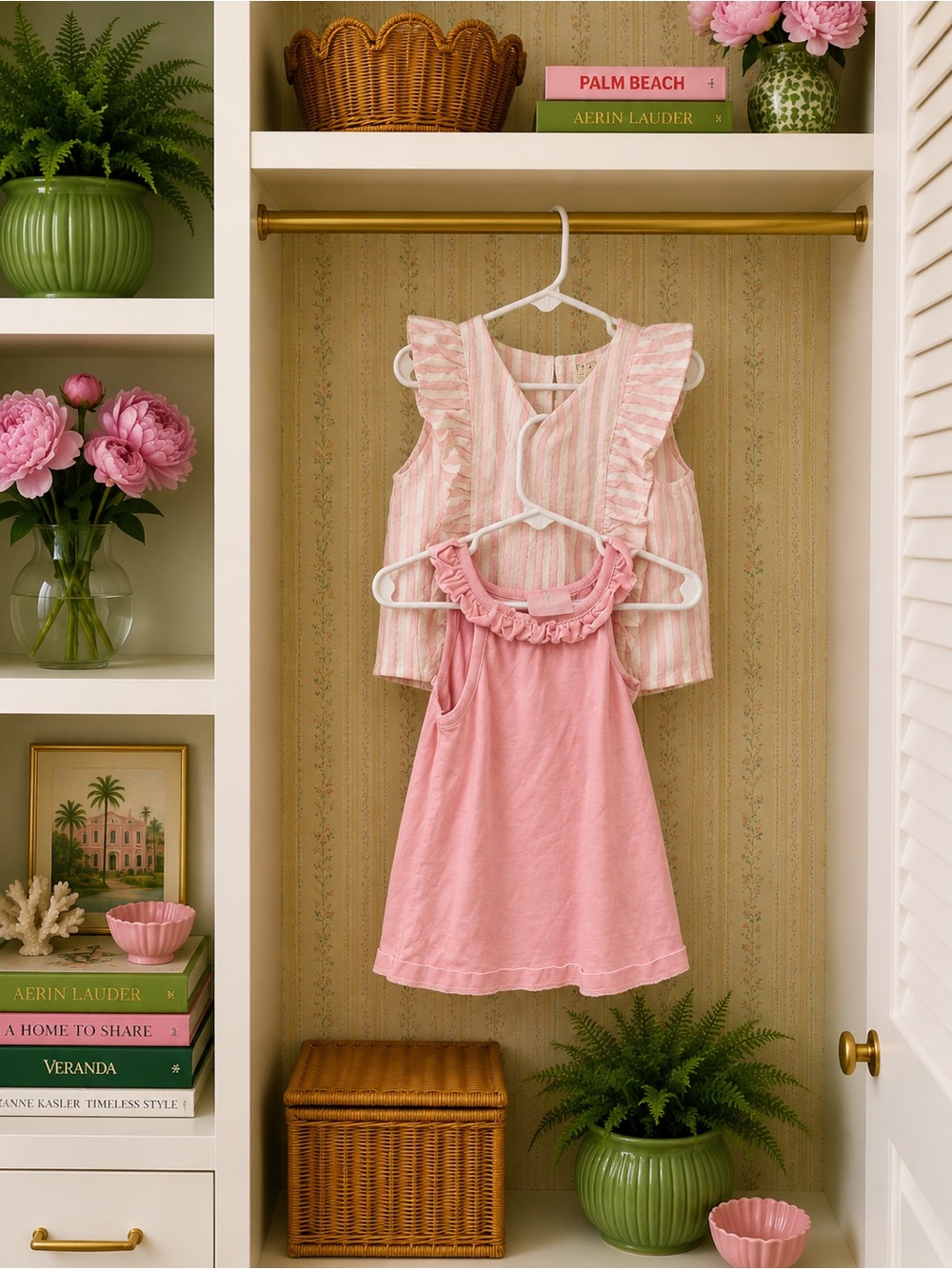 Little English + Btween 4T Boutique Girls Bundle pink summer set